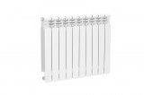 Pachet Radiator calorifer din aluminiu Fornello G600F 10 elementi, set accesorii 11 piese si robineti tur/retur