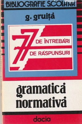 G. GRUITA - GRAMATICA NORMATIVA foto