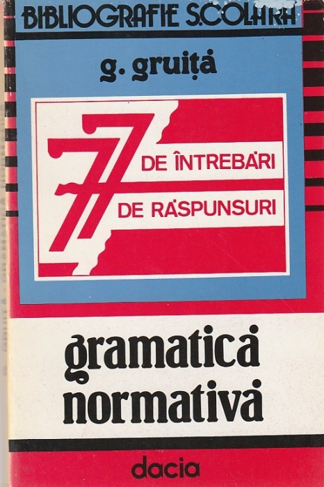 G. GRUITA - GRAMATICA NORMATIVA