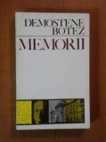 Demostene Botez - Memorii