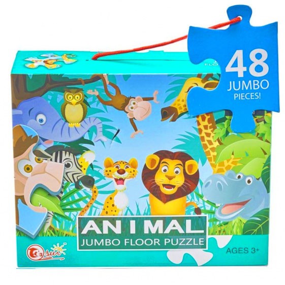 Puzzle Jumbo Animale, 48 piese mari