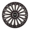 Set 4 Capace Roti, potrivite jantelor de R14, pentru Audi, model dino Negru, Autohelix MSA