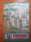 revista rebus 1 iulie 1987- 3 rebusuri completate cu creionul