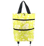 Geanta pentru cumparaturi Naudilife, poliester, galben/alb/negru, 40 x 45 x 35 cm