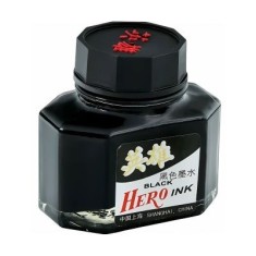 Calimara cu cerneala Grand Hero Ink 160-1001, cerneala neagra, 50ml