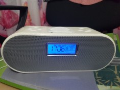 RADIO AM/FM CU CEAS,ALARMA SI DOCK IPOD I-FUN MODEL EB-812 PERFECT FUNCTIONAL foto