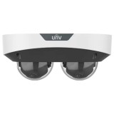 Dual Chanal - Camera IP, 2 x 4MP, lentila 2.8mm, IR 30m, Mic., Alarma, PoE, IK10 - UNV IPC3224SS-ADF28K-I1, Uniview