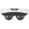 Dual Chanal - Camera IP, 2 x 4MP, lentila 2.8mm, IR 30m, Mic., Alarma, PoE, IK10 - UNV IPC3224SS-ADF28K-I1