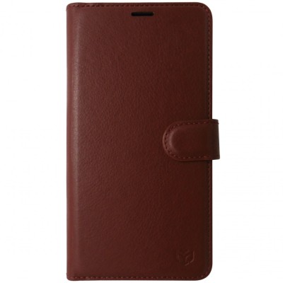 Husa tip carte cu stand Techsuit, aspect piele maro, pentru Honor Magic 7 Lite, X9c foto