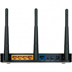 Router wireless Tp-link, 450 Mbps, 3 antente, Negru foto