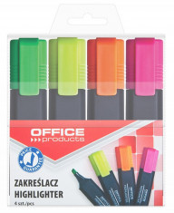 Textmarker Varf Lat 1-3mm, Office Products - 4 Culori/set foto