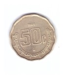 Moneda Mexic 50 centavos 1994, stare buna, curata