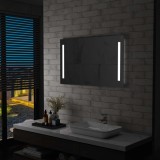 Gossi oglinda cu led pentru perete de baie, 100 x 60 cm