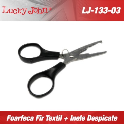 Foarfeca Lucky John pentru Fir Textil si Inele Despicate foto
