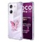 Husa antisoc pentru xiaomi poco m7 pro 5g - airbag tpu, col&Egrave;uri ranforsate- butterfly roz