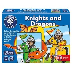 Joc Educativ - Puzzle Cavaleri Si Dragoni Knights And Dragons foto