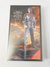 Caseta video VHS originala muzica - Michael Jackson Video Greatest Hits History foto