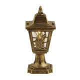 Cumpara ieftin Stalp de iluminat ornamental H 31 cm bronz antic