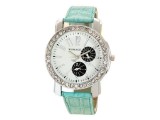 Ceas WOMAGE Fashion Dama Cu Strasuri , Curea Piele