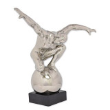 Nud in echilbru-statueta din ceramica CE-14, Nuduri, Piatra