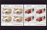 Cumpara ieftin ✅RO 2013 LP 1979 &quot;Europa 2013 - Vehicule postale&quot; , serie bloc 4 + tabs ,MNH, Nestampilat