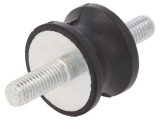 Atenuator vibrații M8 &Oslash;30mm gumă 1087N ELESA GANTER