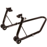 Stand Moto for motorcycles; under spate wheel, lifting capacity: 200 kg, mobile, colour: Black, material: Steel, Oxford