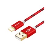 Cablu Lightning pentru iPhone și iPad VOXLINK 3M, rosu