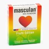 Prezervative cu arome Masculan, Frutti Edition, 3 buc