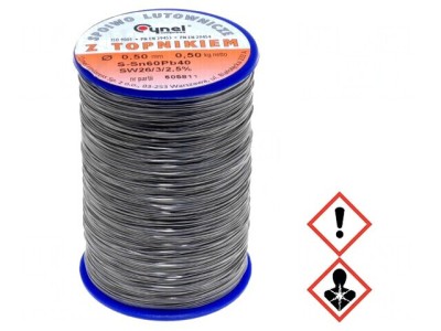 S&amp;acirc;rmă de lipit cu plumb 0,5mm 0,5kg foto