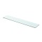 Gossi raft din sticla transparenta, 80 x 15 cm