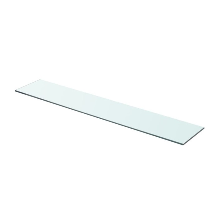 Gossi raft din sticla transparenta, 80 x 15 cm
