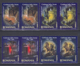 ROMANIA 2005 LP 1678 CENTENAR JULES VERNE PERECHE MNH