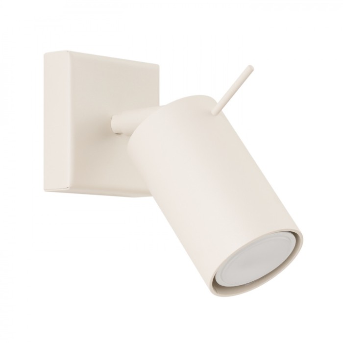 Lampă De Perete Lagos Bej Din Oțel, 1 Bec Tub Modern De Interior