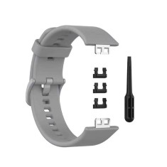 Curea Bratara Edman pentru Huawei Watch Fit, siliconica, Gri