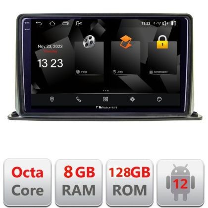 Navigatie universala 2 din 9 inch Android Octa Core Qualcomm 2K Qled 8+128 DTS DSP 360 4G Optical CarStore Technology