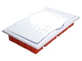 Carcasă pentru aparatură modulară IP40 &icirc;n perete albă 400V