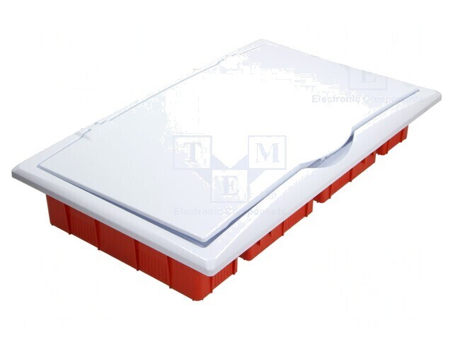 Carcasă pentru aparatură modulară IP40 &icirc;n perete albă 400V