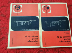 A. SAHLEANU - 73 DE SCHEME PENTRU RADIOAMATORI 2 volume RF18/4 foto