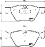 BREMBO P 06 057 PRIME LINE set placute frana,frana disc