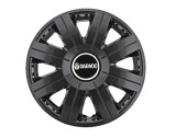 Cumpara ieftin Set 4 capace roti Cosmos Negru R15, pentru gama auto Daewoo, Autohelix MSA