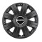 Set 4 capace roti Cosmos Negru R15, pentru gama auto Daewoo