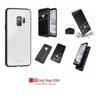 Husa Silicon GLASS Samsung G965 Galaxy S9 Plus Lime foto