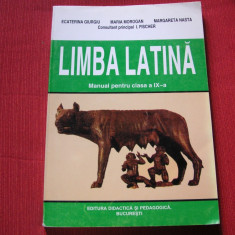 Limba latina - manual pentru clasa a IX a - Ecaterina Giurgiu - 2000