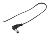 Cablu DC 5,5/2,5 mm Negru 0,25m, Bq Cable