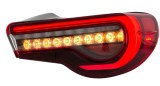 Set lampi spate, stopuri Subaru Brz 06.2012-12.20; Toyota Gt-86 06.2012-06.2021, spate, stanga+dreapta, indicator dinamic; LED; rosu; Tuning;