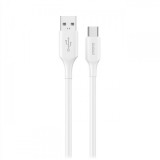 Cablu Date si Incarcare USB-A - USB-C Dudao L2sL, 30W, 1.2m, Alb
