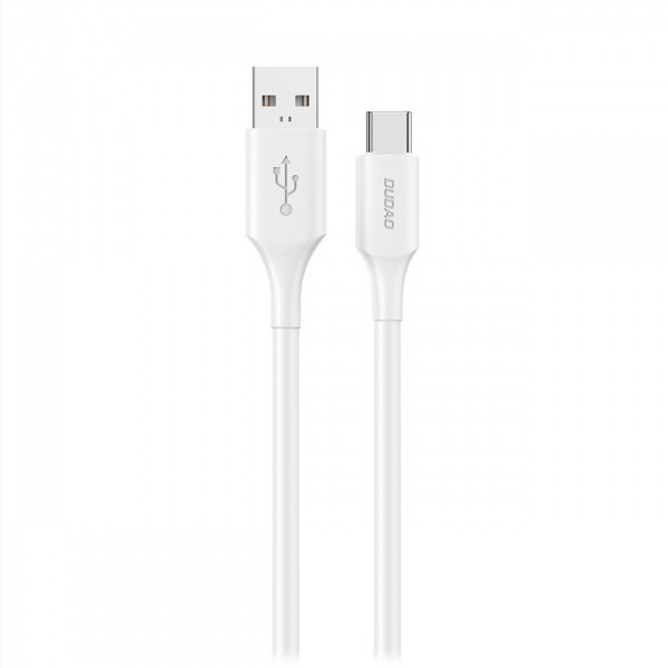 Cablu Date si Incarcare USB-A - USB-C Dudao L2sL, 30W, 1.2m, Alb