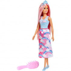 Papusa Barbie Dreamtopia Printesa cu perie foto