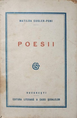 POESII (CU DEDICATIA FIICEI MARGARETA PONI CATRE ION ARHIP)-MATILDA CUGLER-PONI-237785 foto